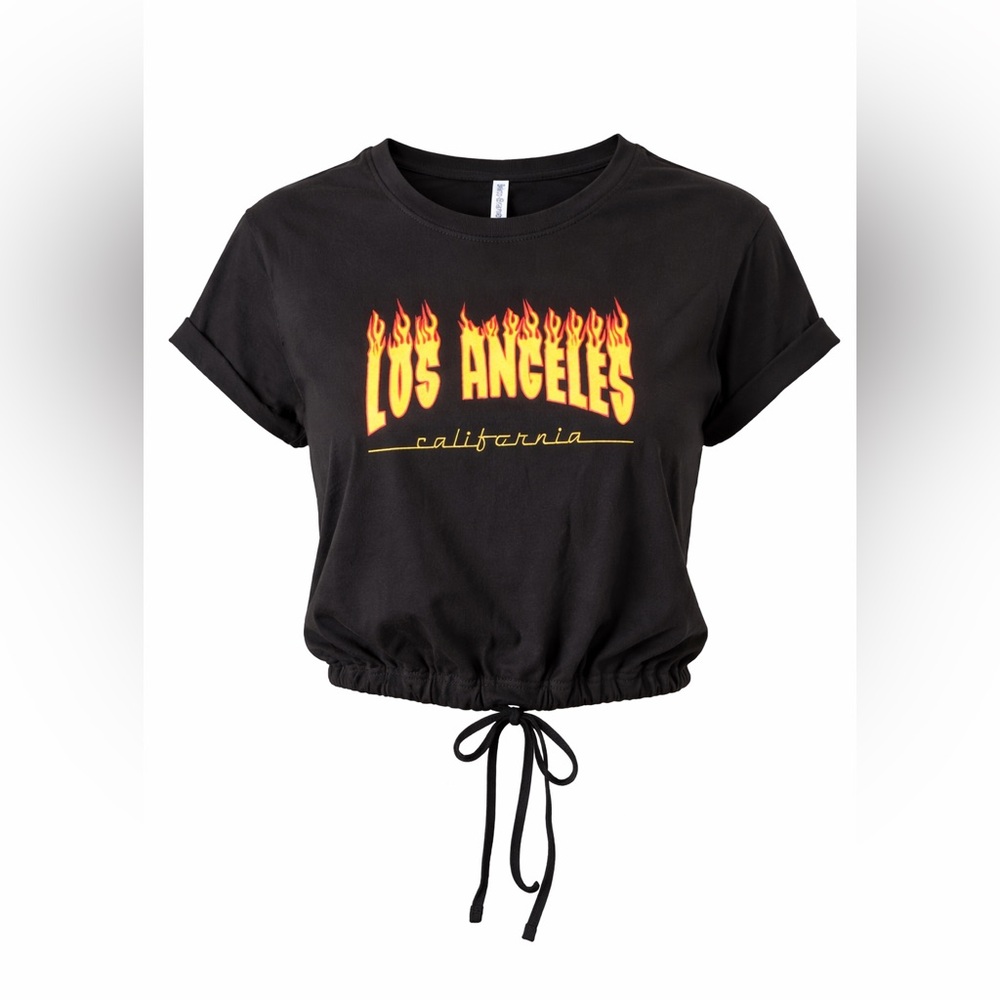 Brisco Brands Black Los Angeles California Tee